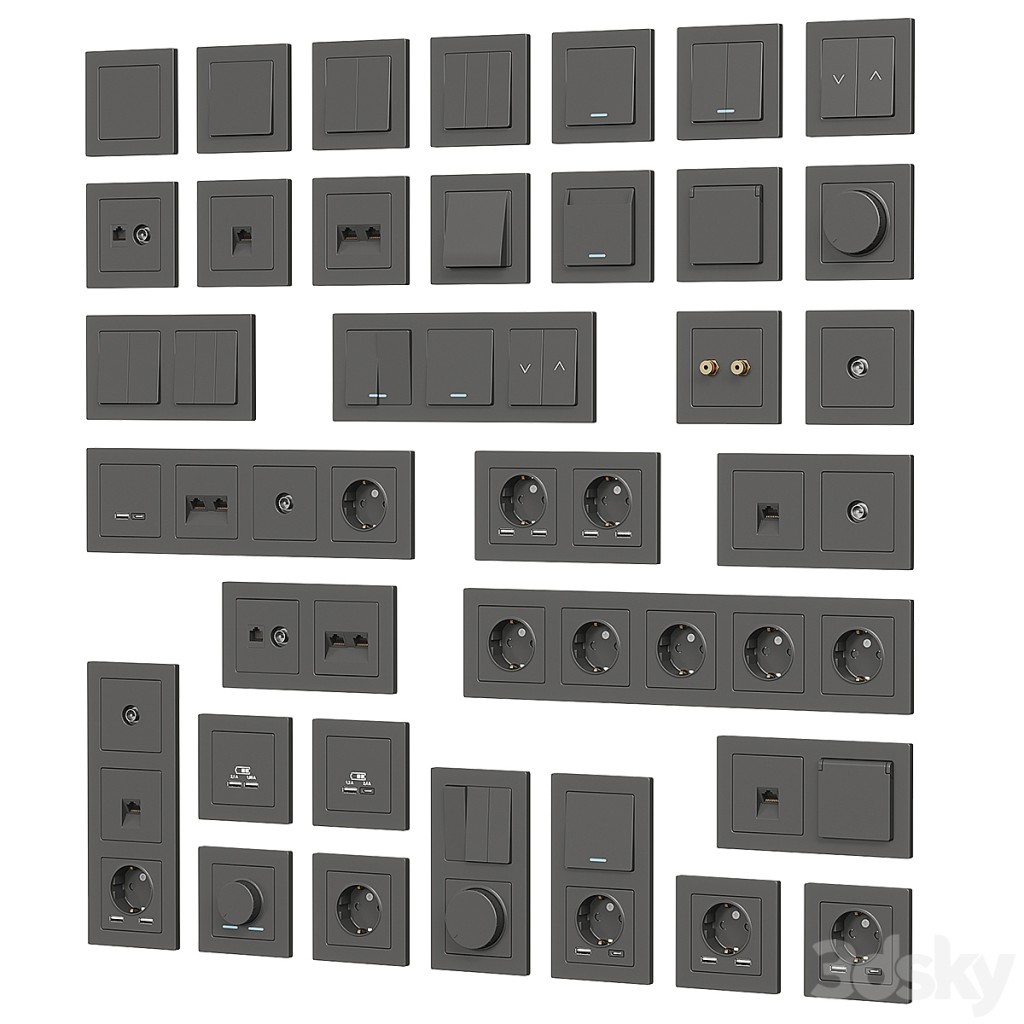 Sockets and switches 01