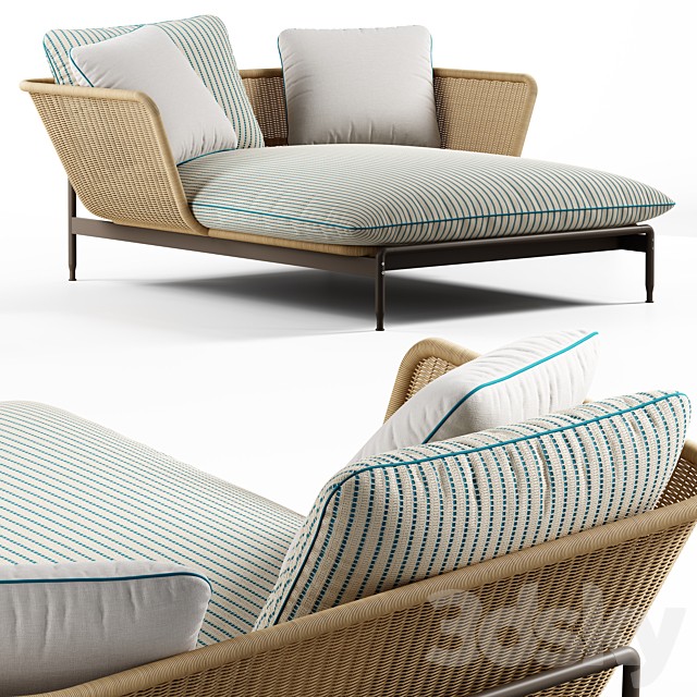 Cassina - Esosoft Outdoor, Lovebed by Antonio Citterio