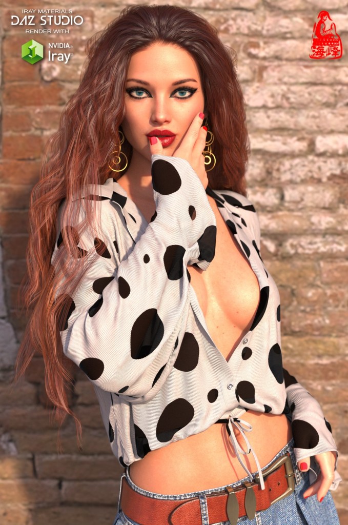 dForce Shirt for Genesis 8 & 8.1 Females