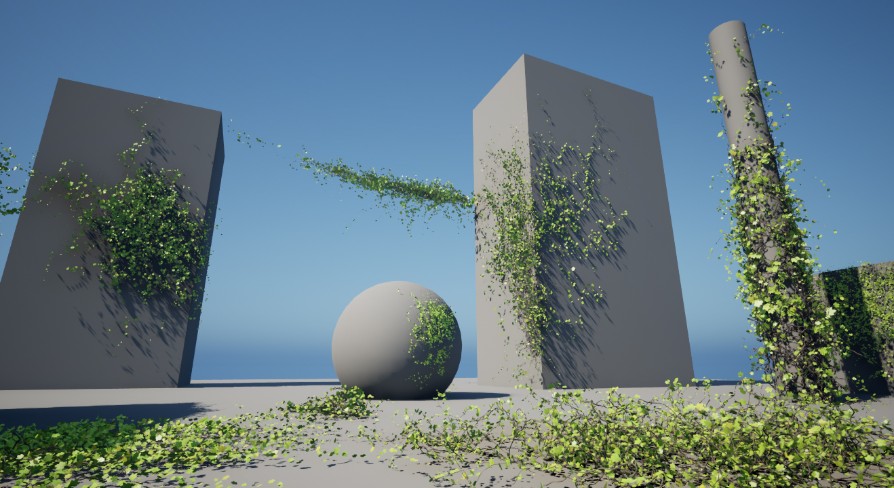 Vines 3D Models UE 5.2