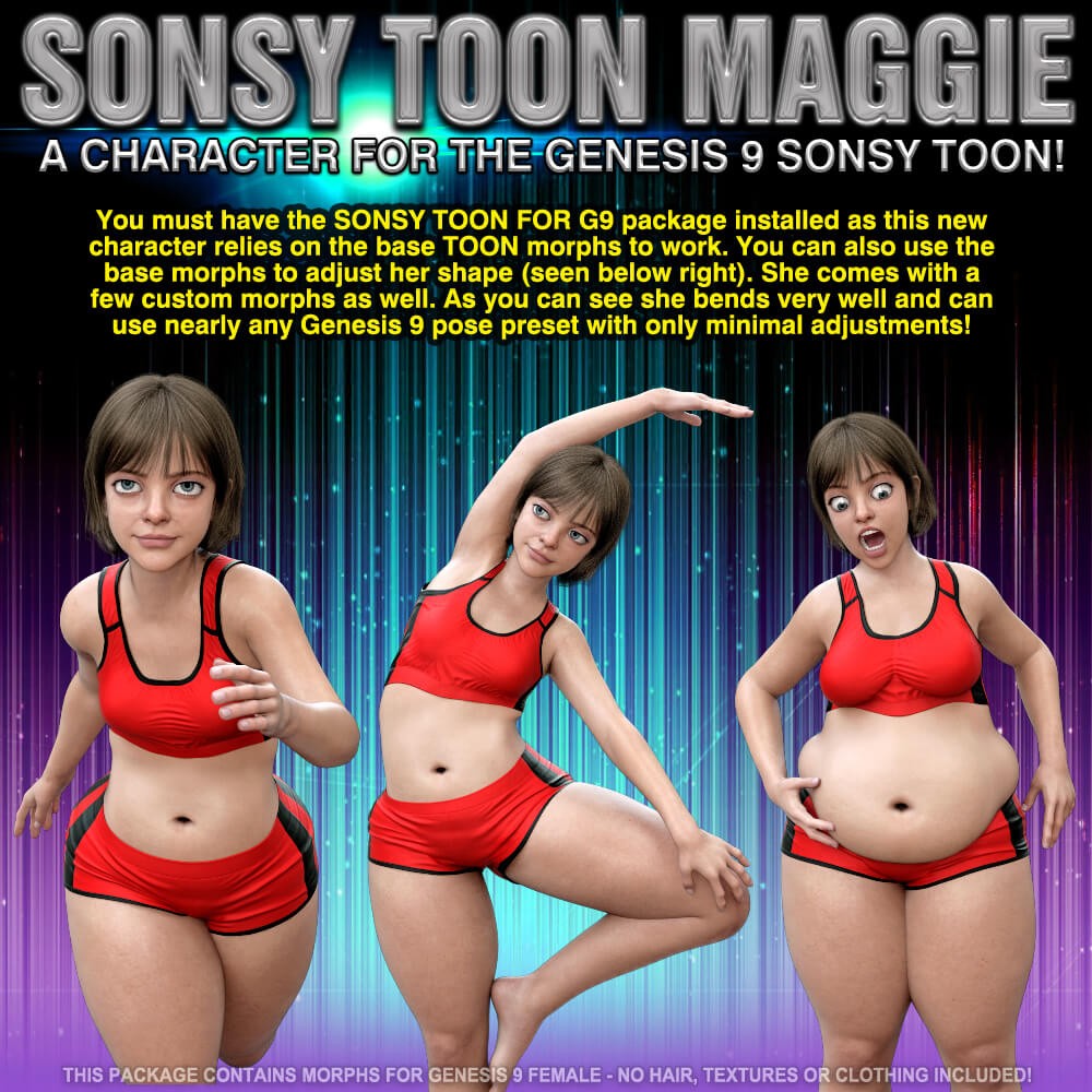 Maggie Morphs for Sonsy Toon for G9