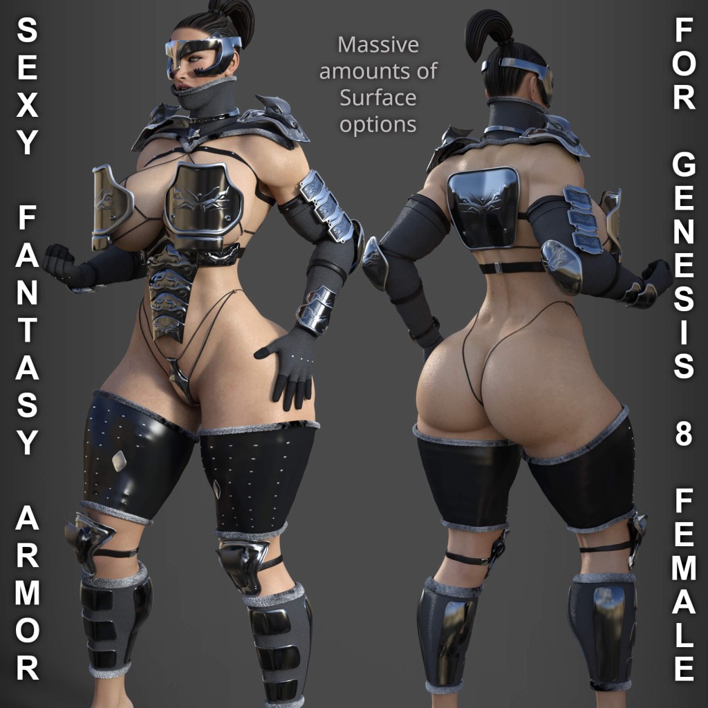 Sexy Fantasy Armor for Genesis 8 Females