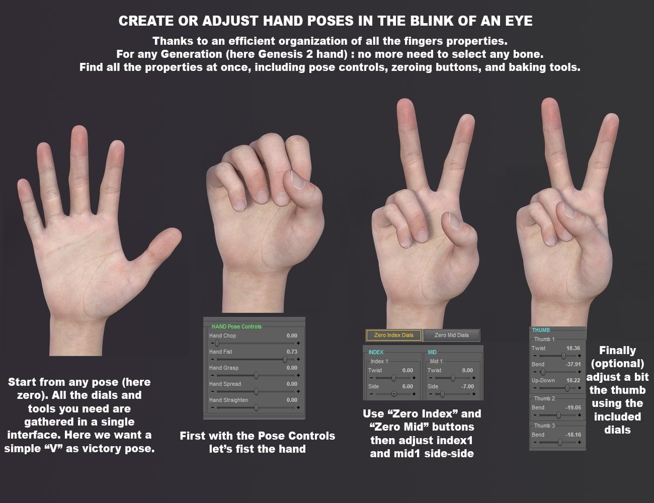 Universal Hands And Feet Control