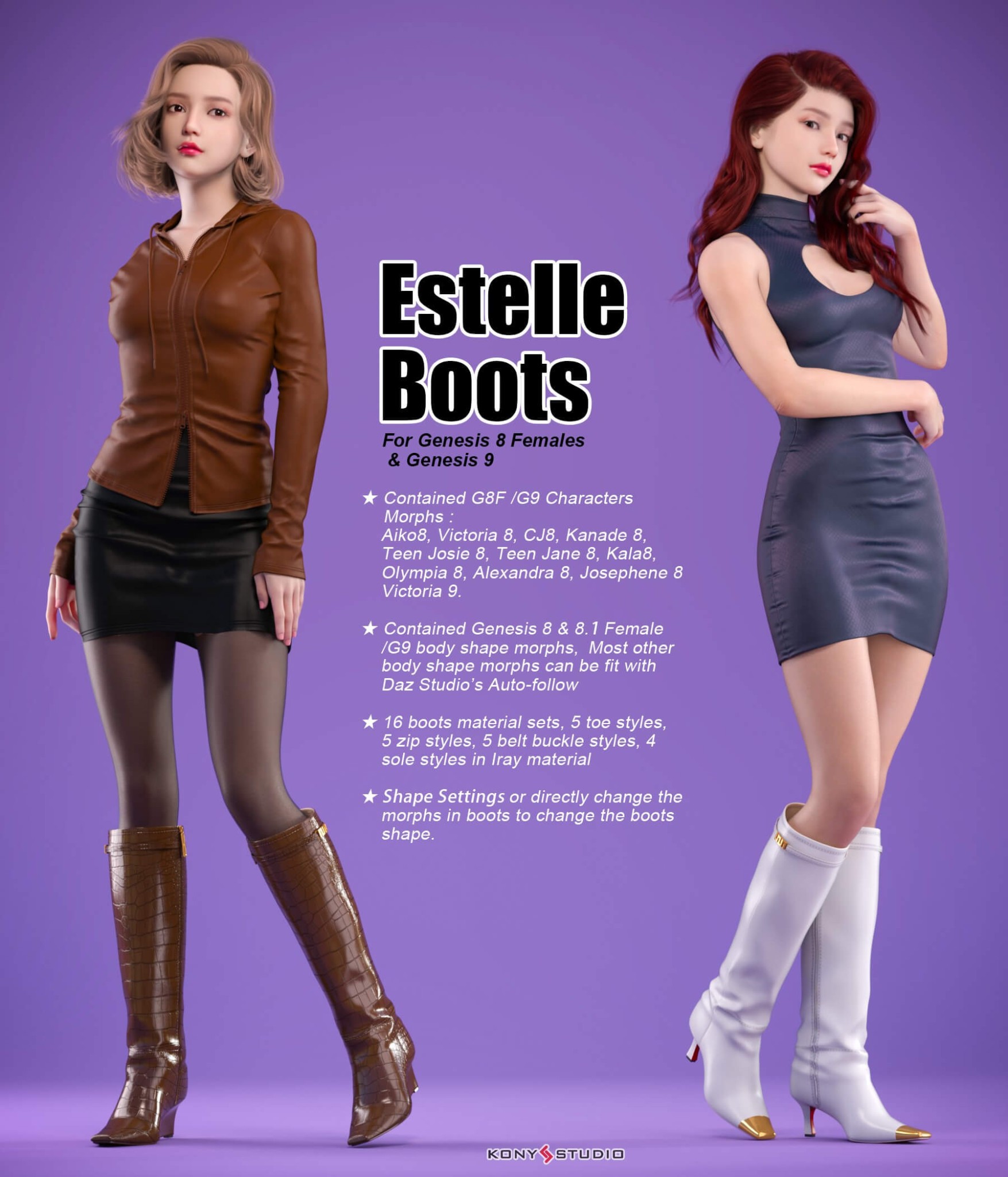 Estelle Boots for G8F & G9
