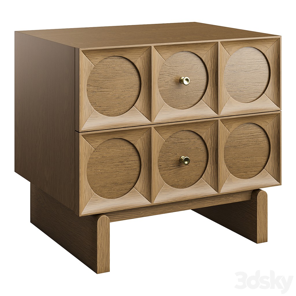 Marcel Bedside Table by Soho Home OAK