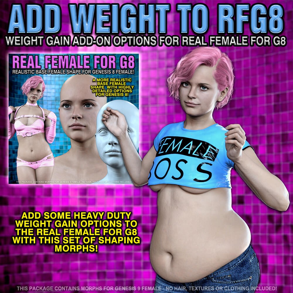 Weight Gain for Real Female G8