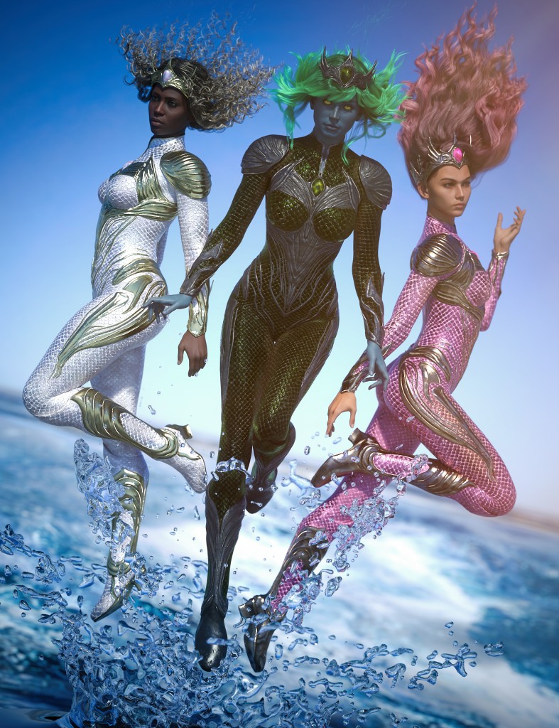 BW Sea Queen Outfit Textures Add-On