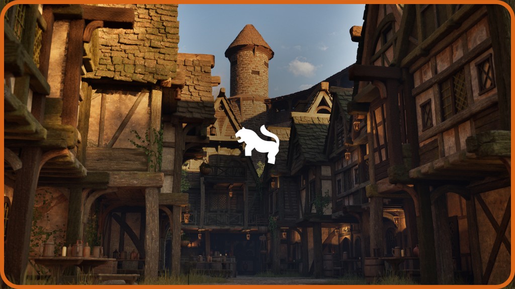 Medieval Village Alley Environment UE5.3