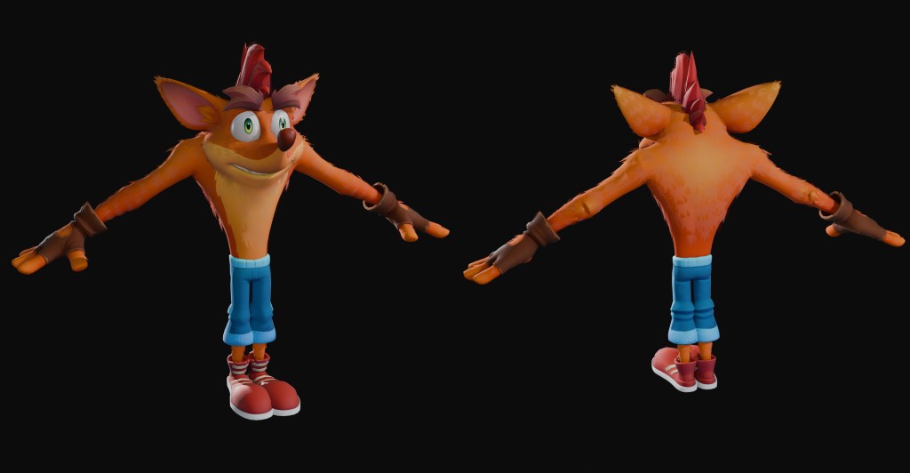 Crash Bandicoot (Its About Time) Basic for Blender 4.x