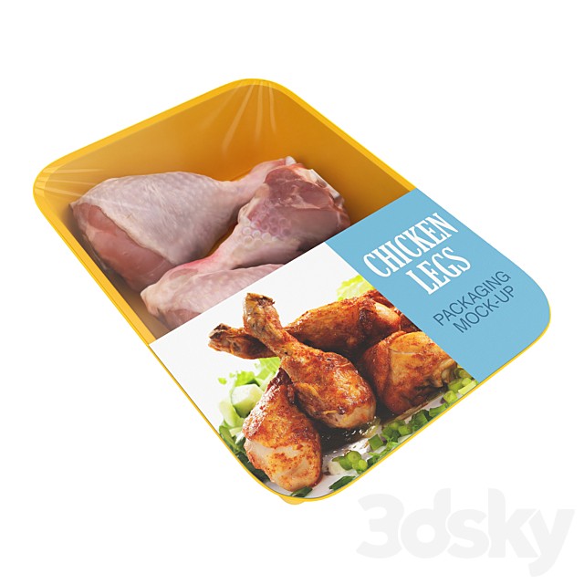 Chicken leg drumsticks retail box