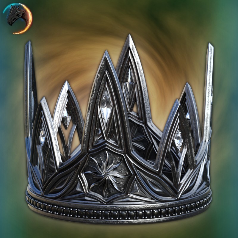(TA) OL Crown for Genesis 8, 8.1 Male