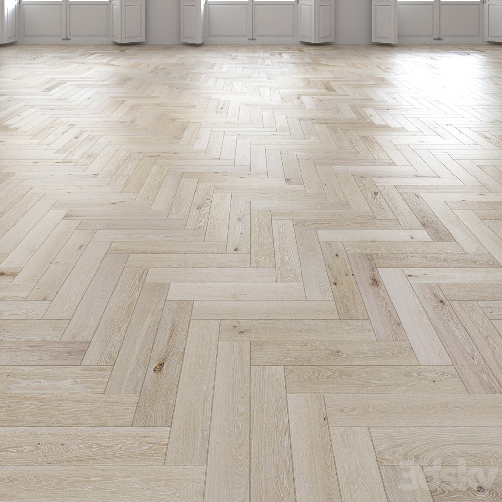 Oak Herringbones light floor