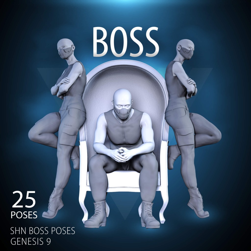 Shn Boss Poses for Genesis 9