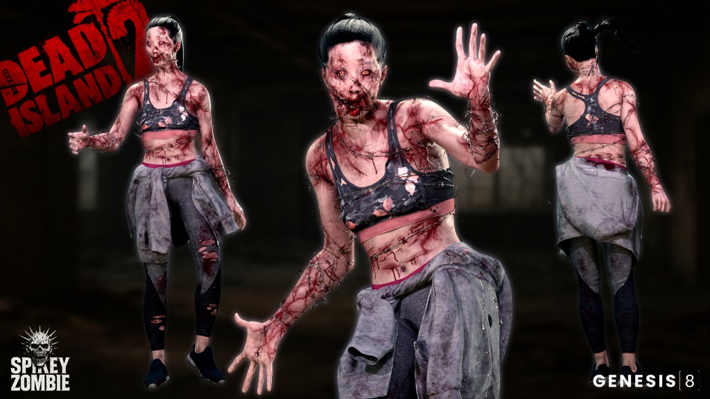 DI2 Spikey Zombie Female for G8F