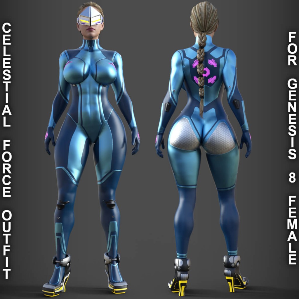 Celestial Force Outfit for Genesis 8 Female