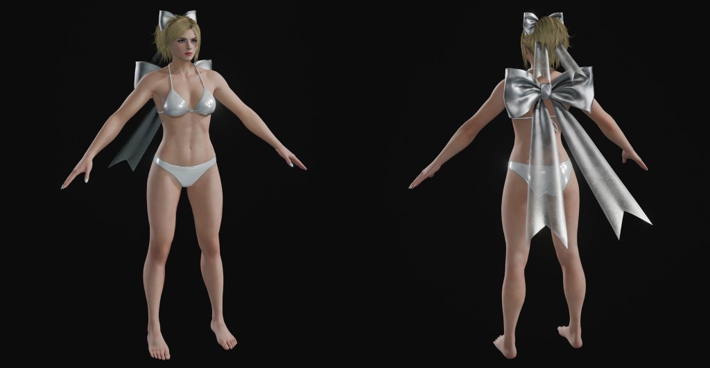Tekken 8 Lidia (White Swimsuit) Premium for Blender 4.x