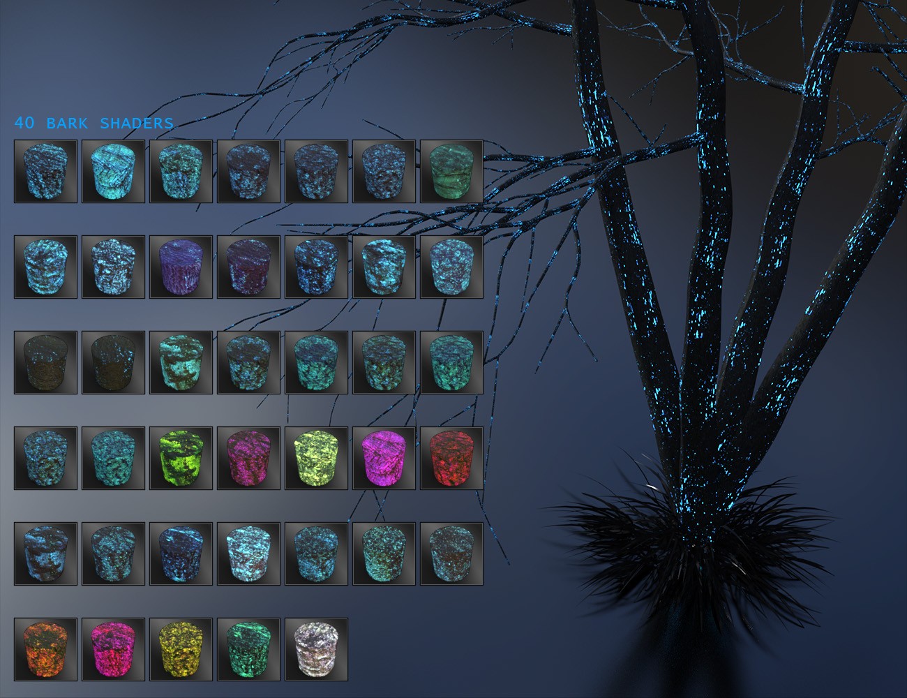 Fantasy Fae Glow Bark Shaders