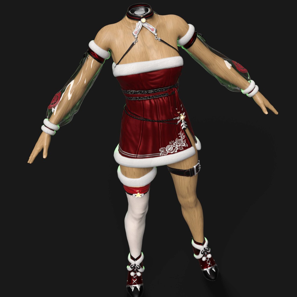 dForce EVE Santa Dress G8F