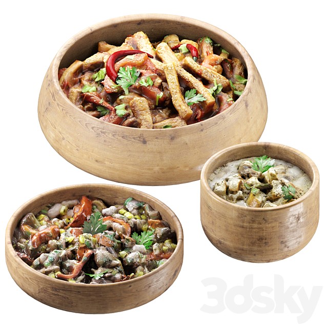 set of dishes