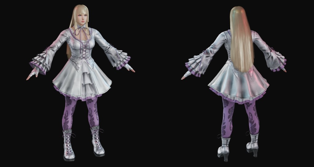 Tekken 8 Lili S2 Premium for Blender 4.1
