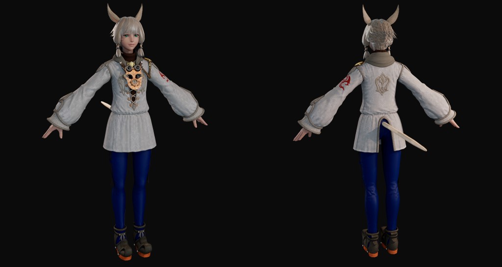 YShtola (Scion of the Seventh Dawn) Premium for Blender 3-4
