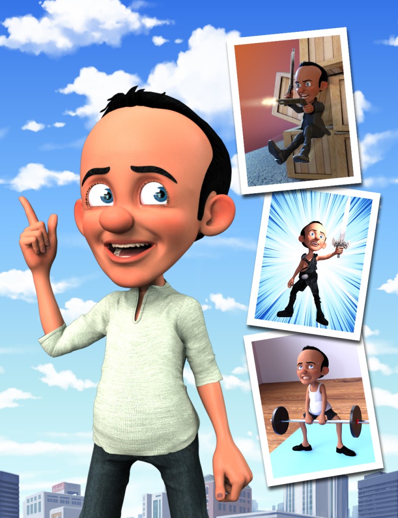 Toon Larry for Genesis 8 Male