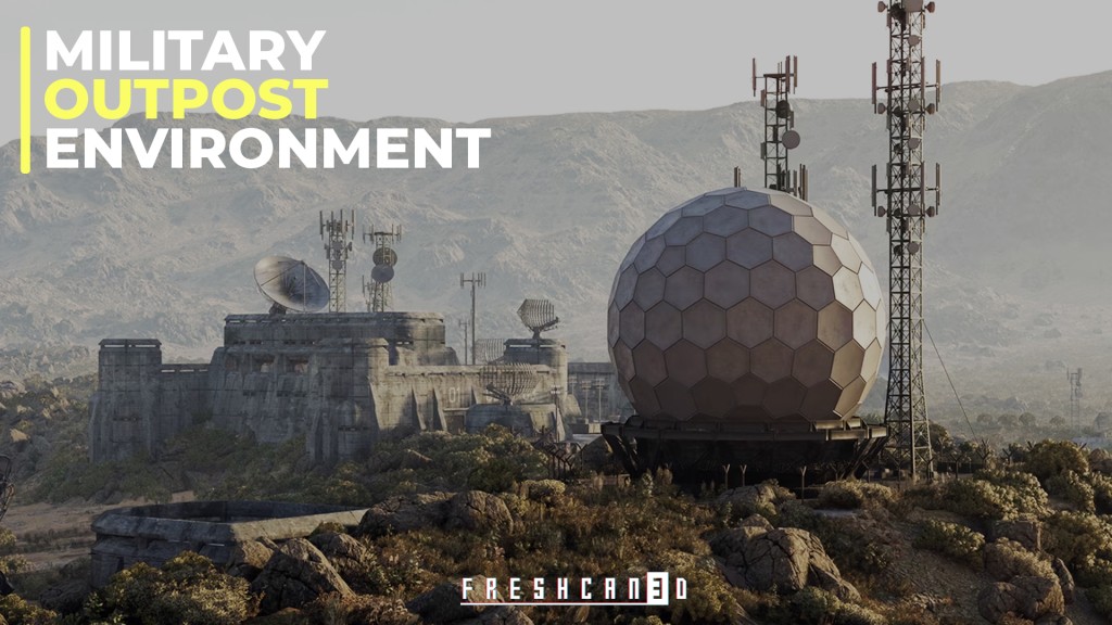 [UE] Military Outpost and Bunker Environment ( Military Base, Military Bunker )