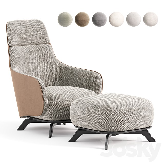 Armchair Poliform Kaori Lounge