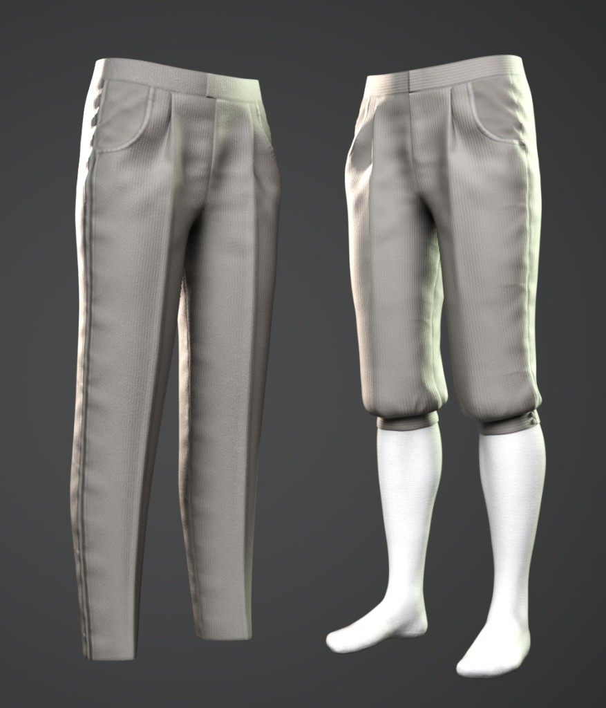 dForce Gothic Long Trousers and Breeches for G8M, G8F, and G9