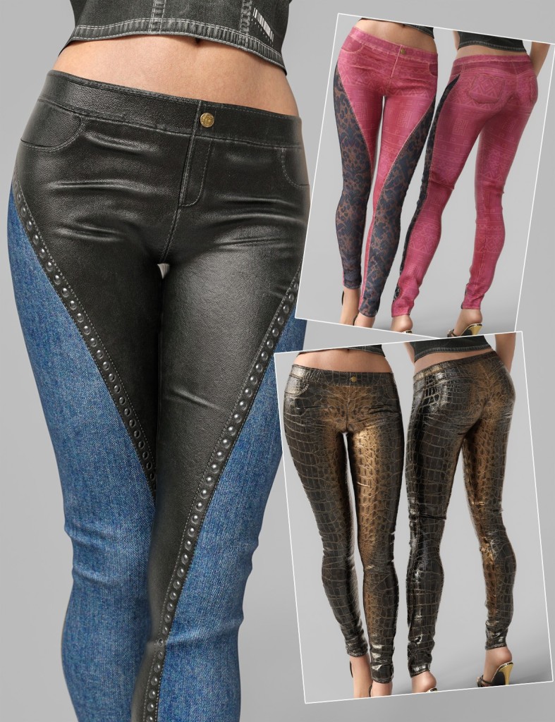 Grunge and Style Low Leather Pants G8-8.1F-G9