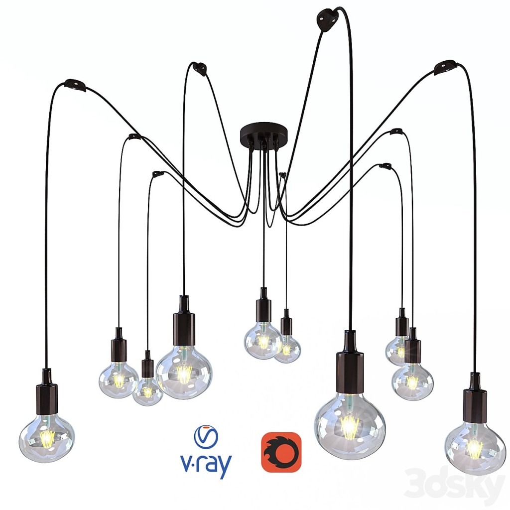 Model FIX MULTIPLE, suspended lamp from the company LUCIDE, Belgium.