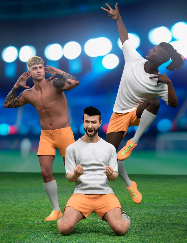 Glory Achieved Poses for Genesis 9 and 8 Male