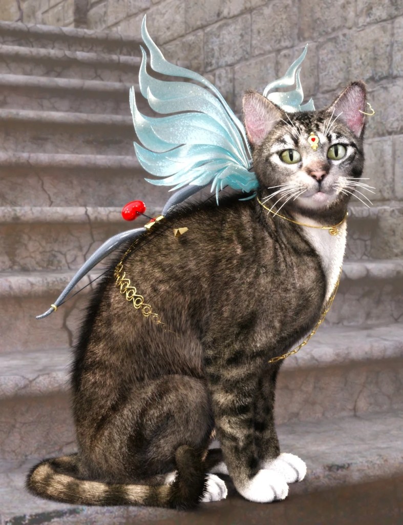 T3d Meow Cupid for Daz3d House Cat