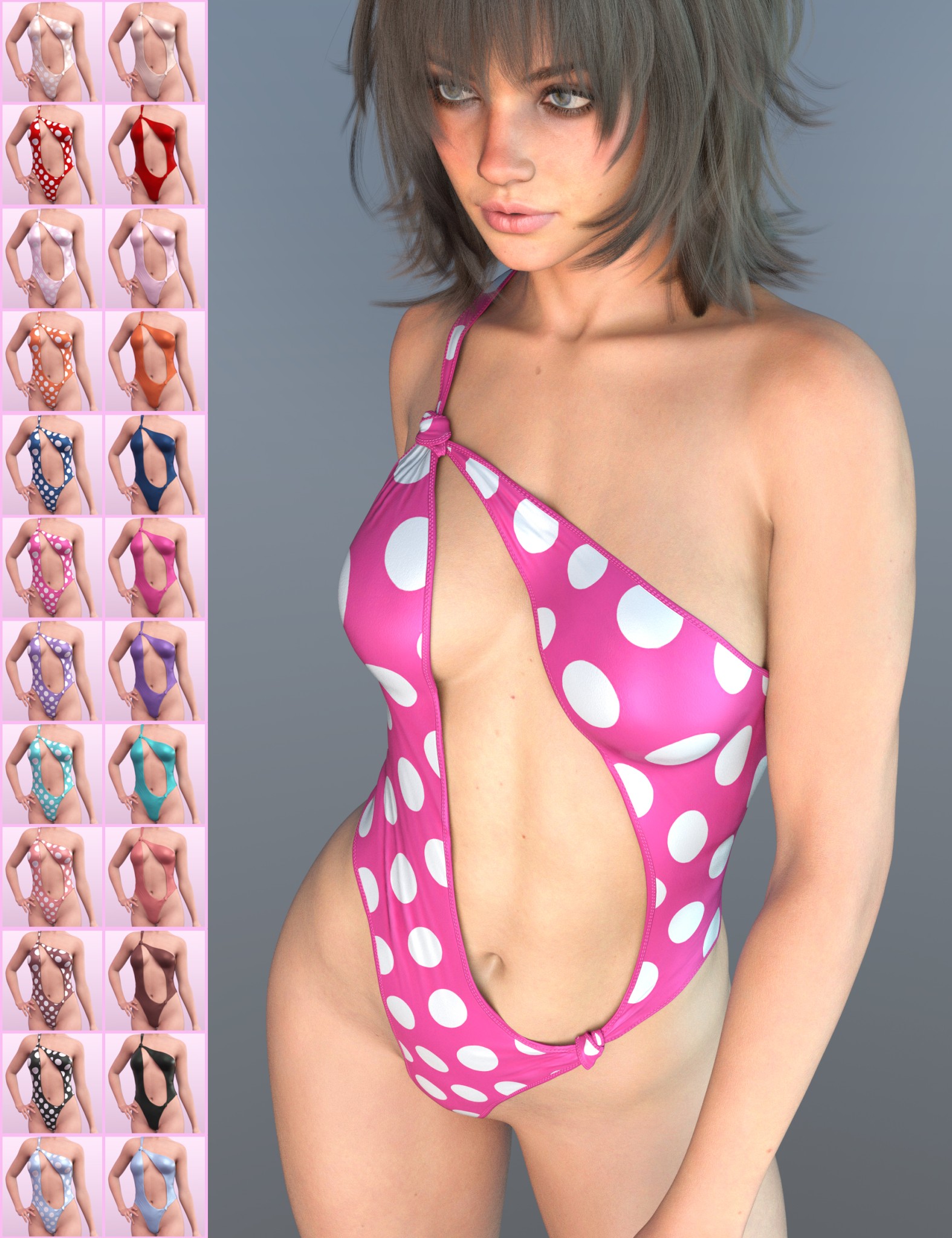 X-Fashion Coco Bathing Suit for Genesis 9 and 8 Female
