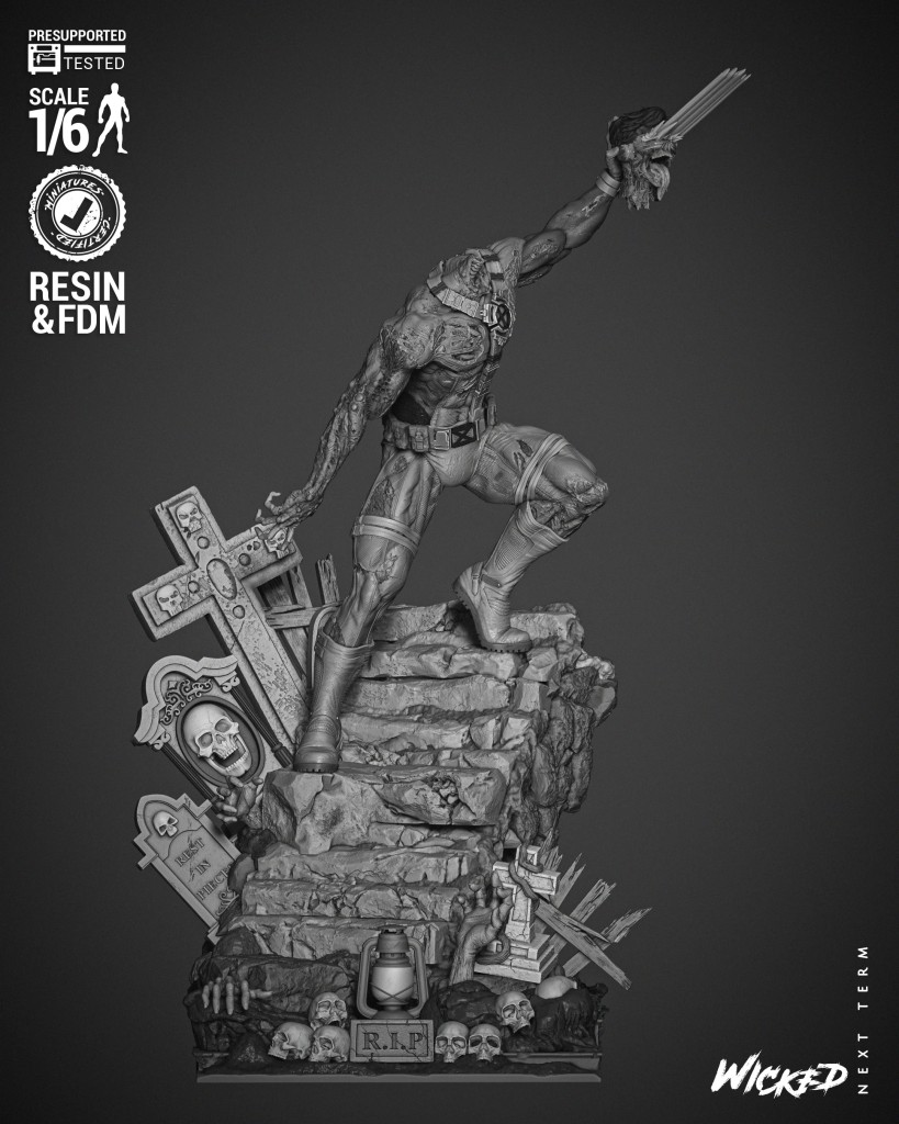 Cyclopes Zombie 3D Model STL Print