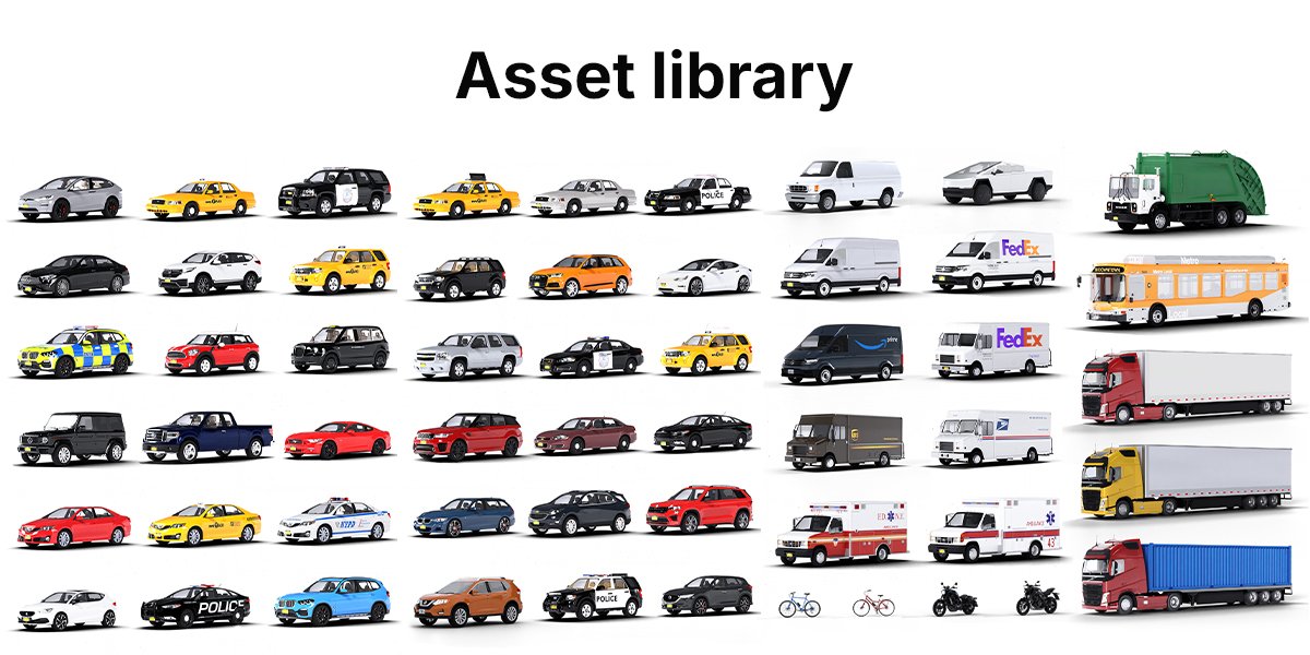 Procedural Traffic - Vehicles Simulation Addon & Rigged Cars