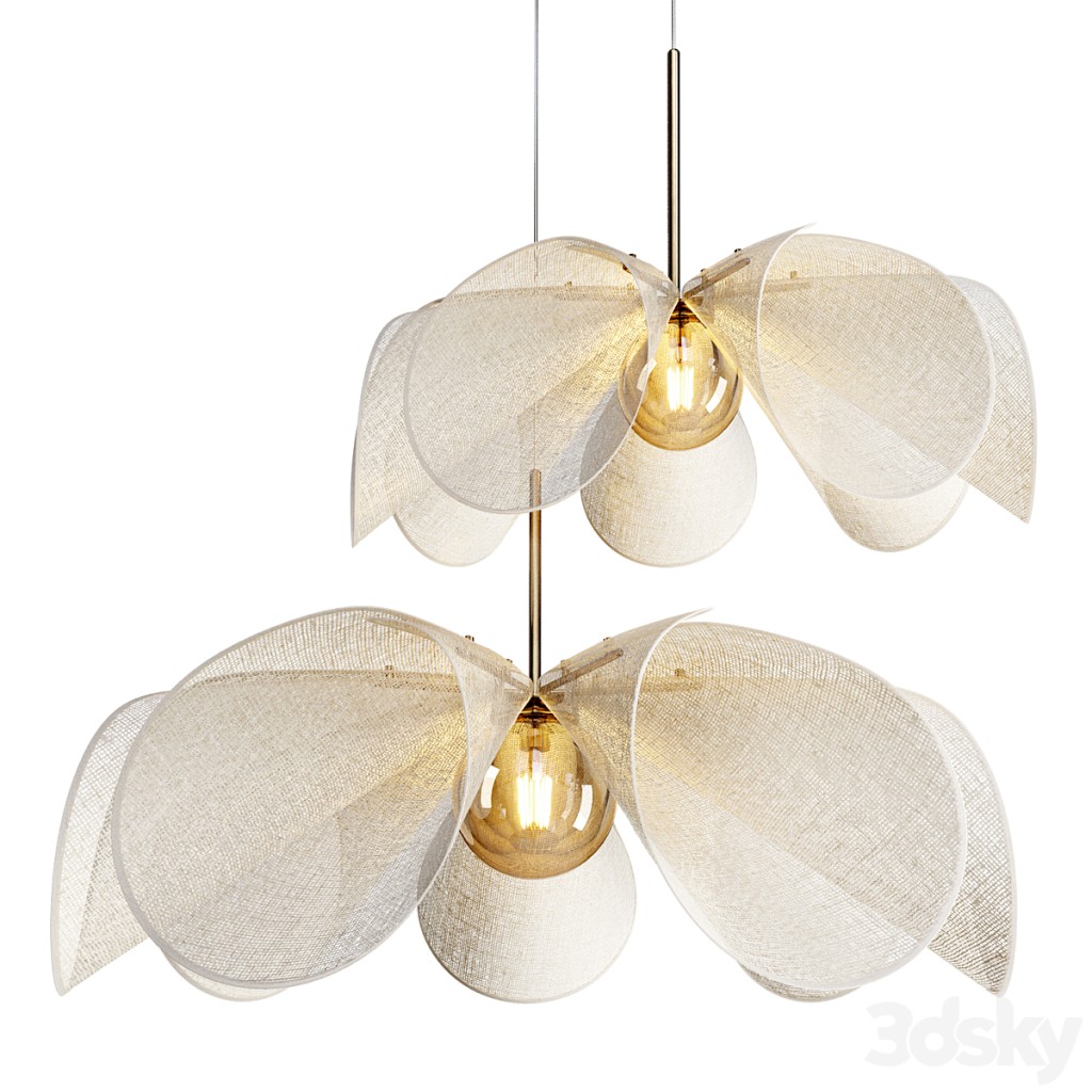Boho Shape Fiber Pendant Light