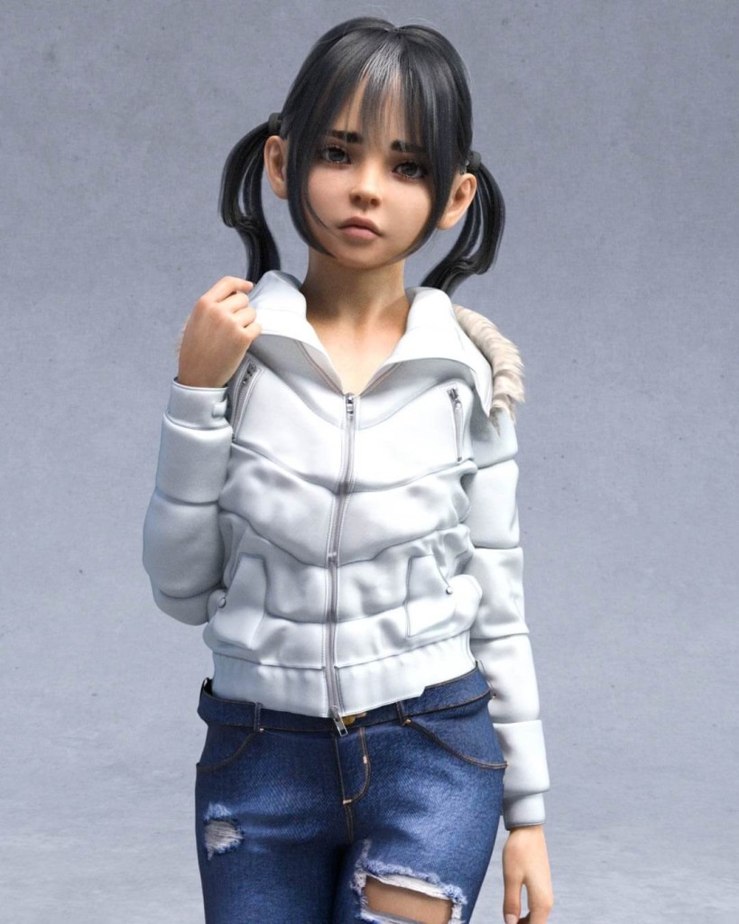 Diara Kid For Genesis 8 Female