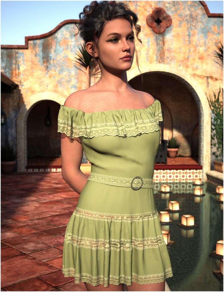 dForce Soledad Outfit For Genesis 9