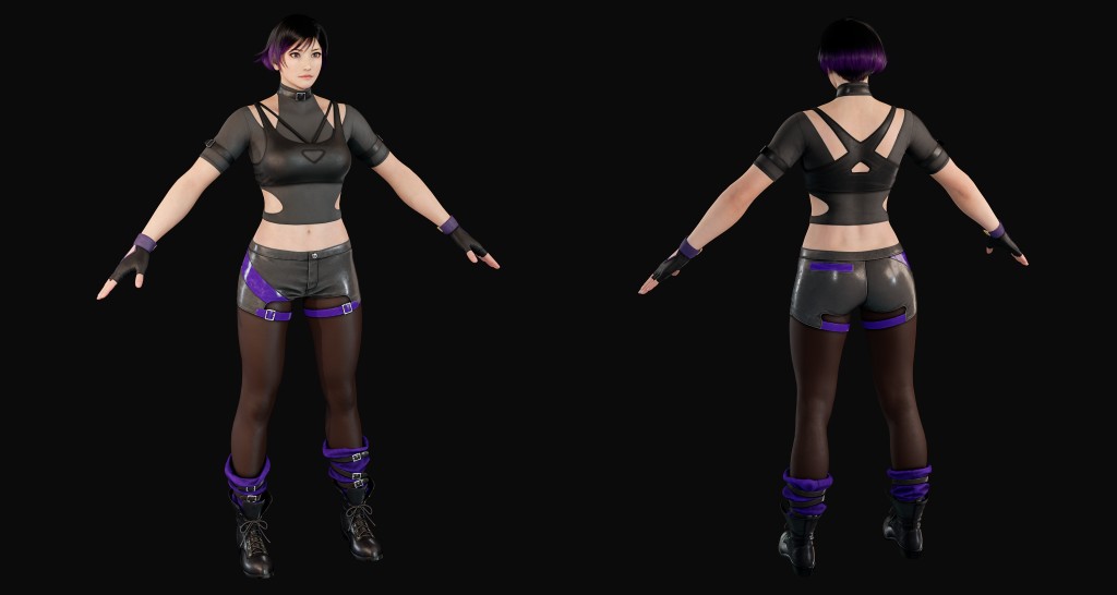 Tekken 8 Reina S1 Premium for Blender 3-4