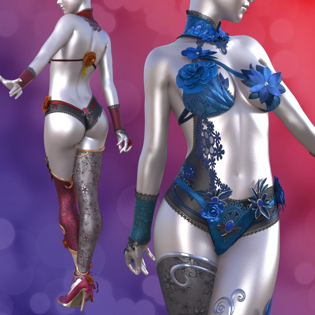Fantasy S Dimension_Floral_lace003