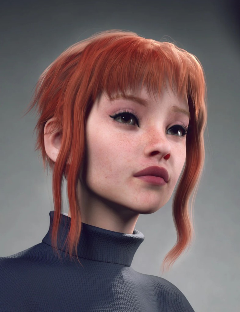dForce CS Mona Hair for Genesis 9