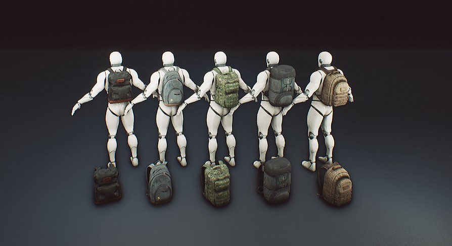 Backpack Collection UE4.27