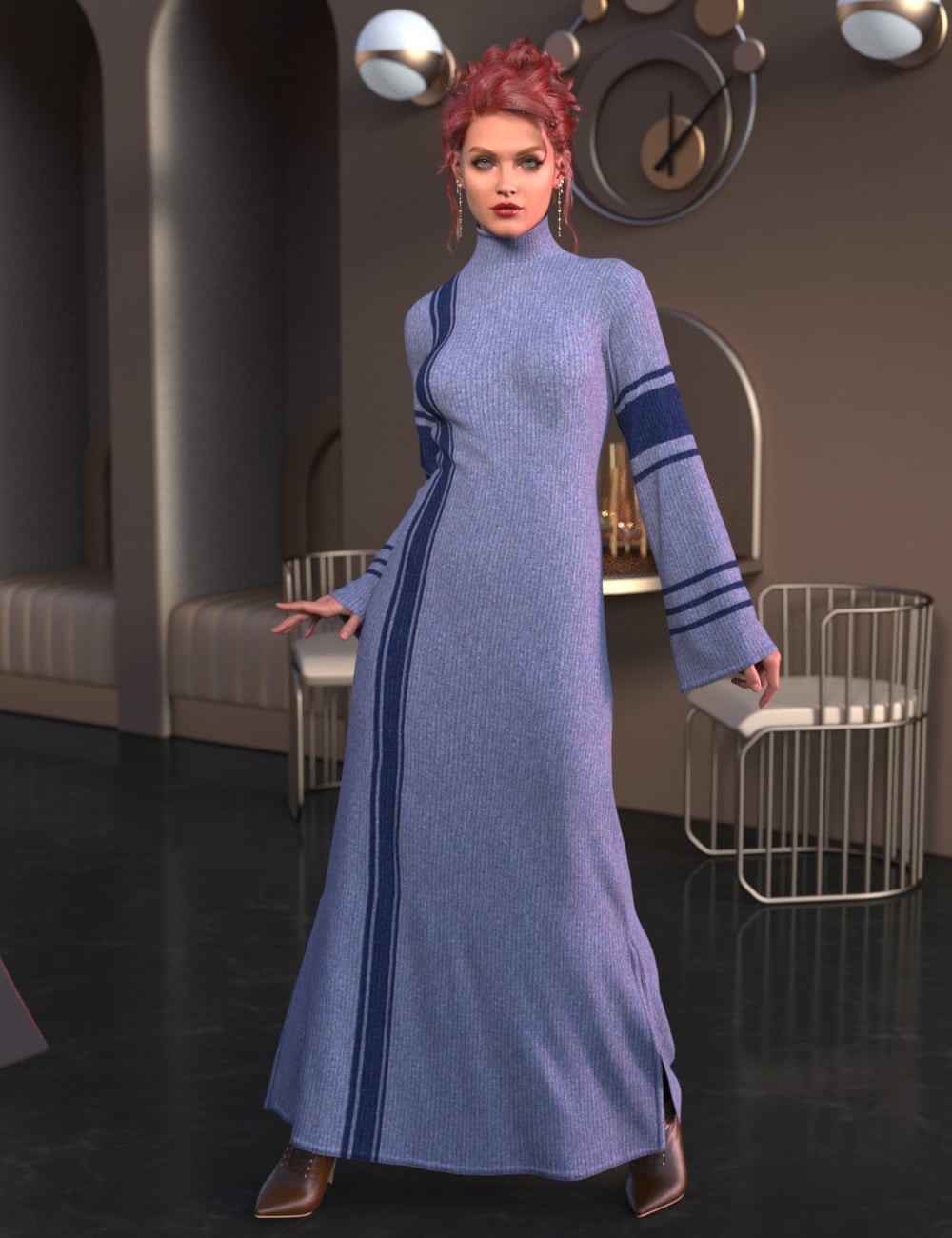 dForce Josephine Dress for Genesis 9