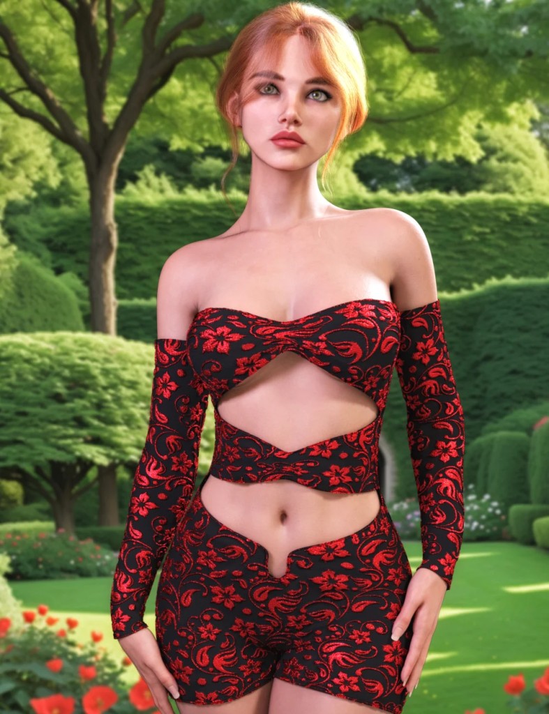 JMR dForce Lina Jumpsuit for Genesis 9 and 8 Female