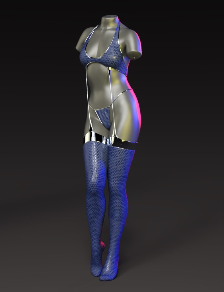 dForce Sultry Bodysuit for Genesis 9 and 8 Female