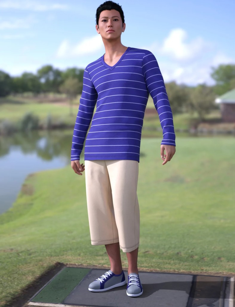 dForce LV Casual Spring Outfit for Genesis 9