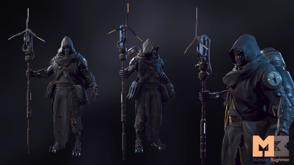 Sci-Fi Character 05 (Crow)