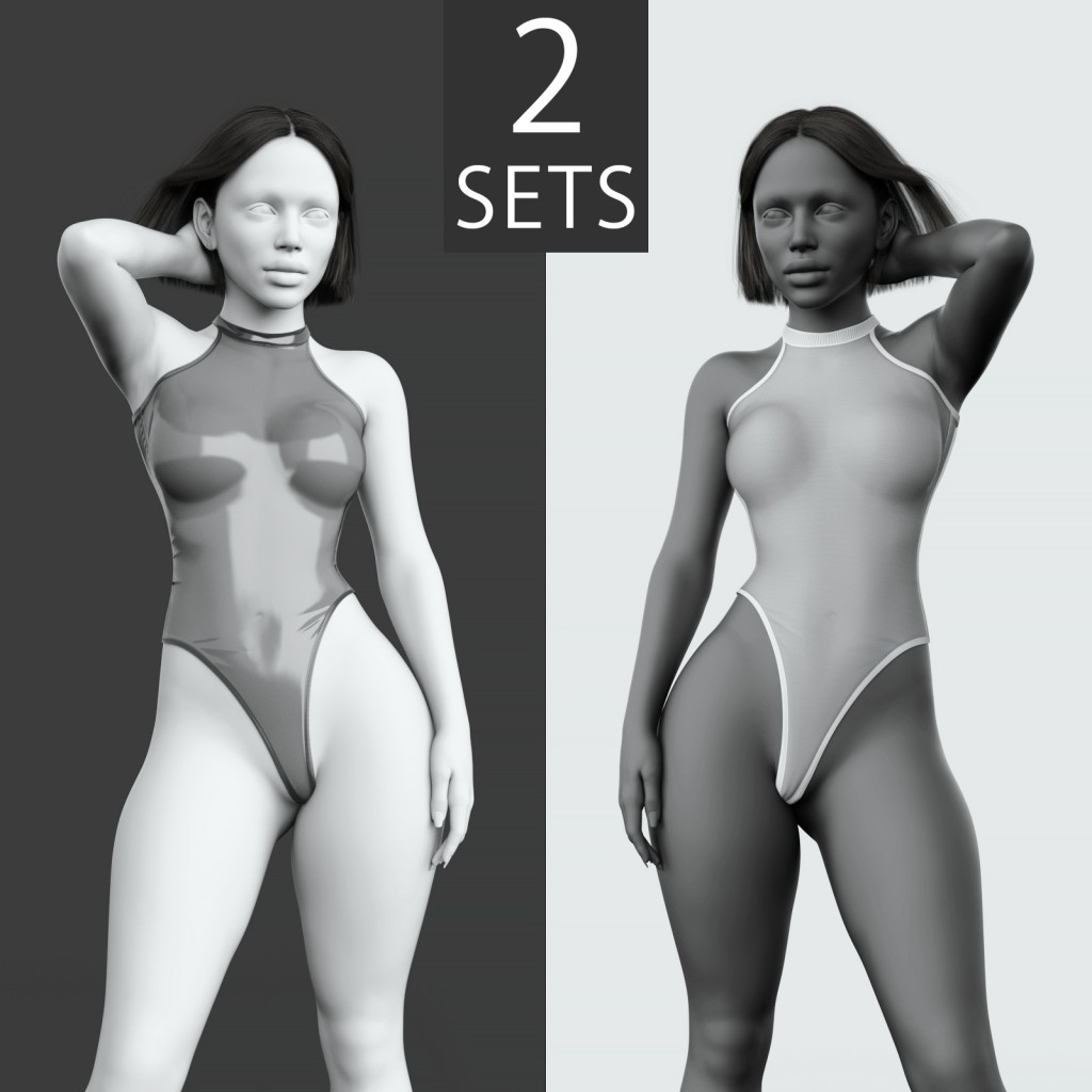 Transparent for dForce Body – 2 Sets
