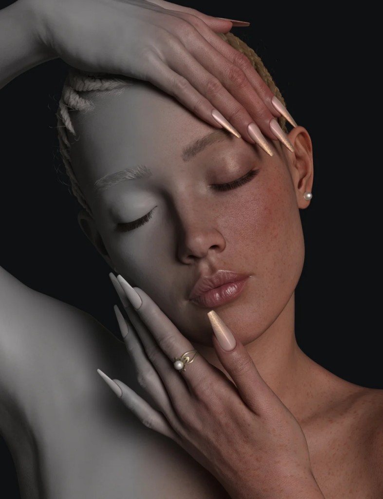 FK Manicure Muse Morphs and Materials for Genesis 9 MR Bundle